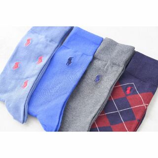 ポロラルフローレン(POLO RALPH LAUREN)のPOLOポロラルフローレン【4足セット／メンズ】おしゃれなソックス【新品です】(ソックス)