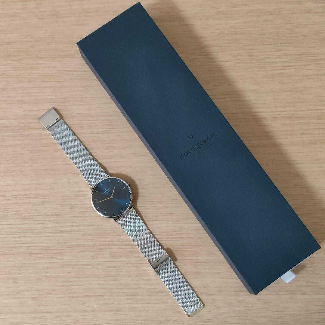 [Nordgreen]40mmNATIVEサンレイブルーダイヤル -メッシュ メンズの時計(腕時計(アナログ))の商品写真