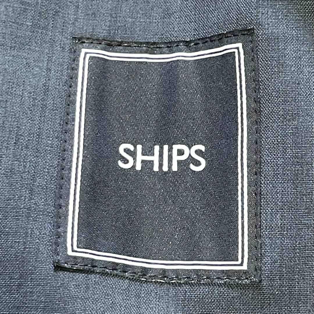 SHIPS(シップス)の春夏 SHIPS テーラードジャケット トラベル 洗濯機可能 44 ネイビー メンズのジャケット/アウター(テーラードジャケット)の商品写真
