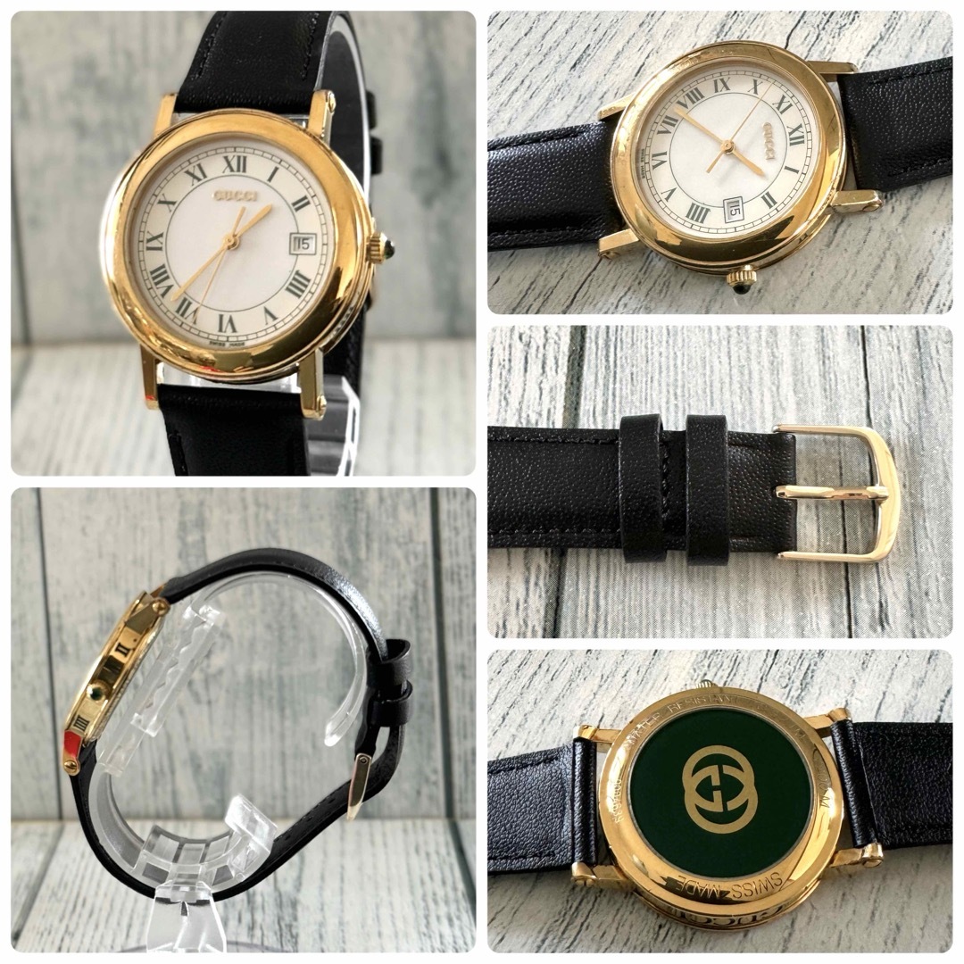Gucci(グッチ)の【電池交換済】GUCCI グッチ 7200M 腕時計 ゴールド メンズ メンズの時計(腕時計(アナログ))の商品写真
