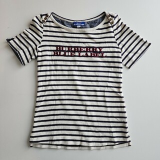 バーバリーブルーレーベル(BURBERRY BLUE LABEL)のBURBERRY BLUE LABEL ボーダーカットソー(Tシャツ(半袖/袖なし))