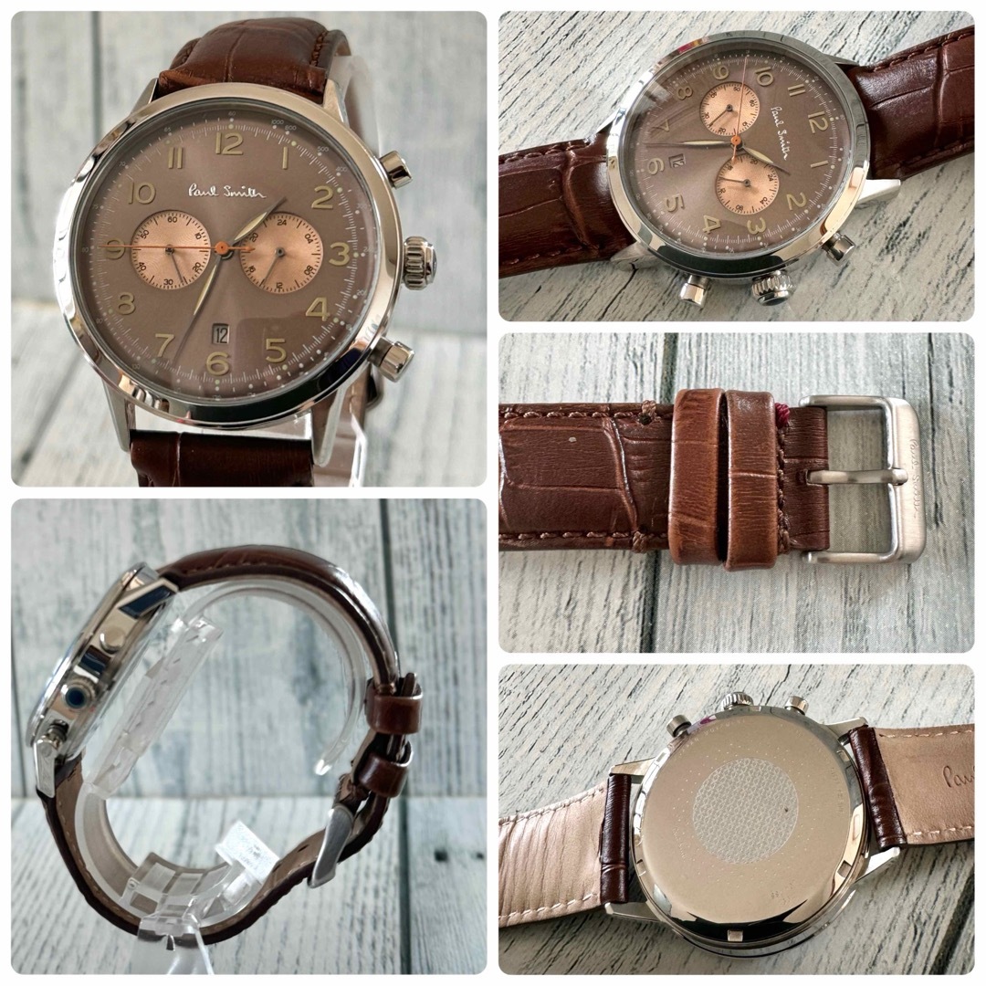 Paul Smith(ポールスミス)の【電池交換済】Paul Smith ポールスミス プレシジョン 腕時計 ブラウン メンズの時計(腕時計(アナログ))の商品写真