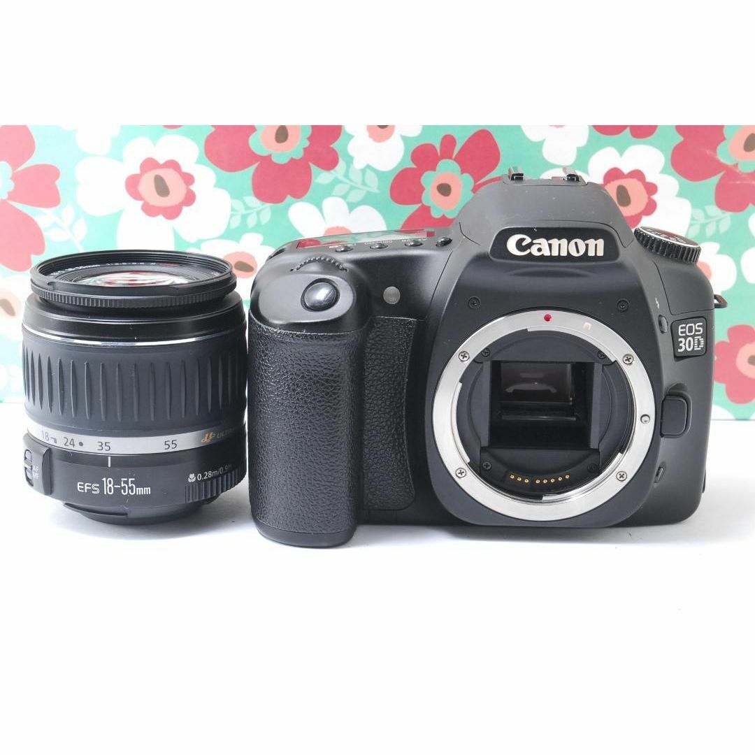 Canon(キヤノン)の❤届いてすぐ使える❤EOS 30D❤高速連写❤スマホに転送❤大人気❤ スマホ/家電/カメラのカメラ(デジタル一眼)の商品写真