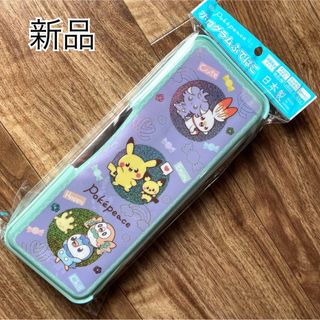 ポケモン(ポケモン)の【新品】ポケモン　ホログラム　筆箱　箱型(ペンケース/筆箱)