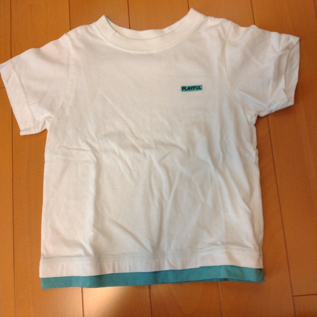 GU(ジーユー)のGU キッズ用Tシャツ キッズ/ベビー/マタニティのキッズ服男の子用(90cm~)(Tシャツ/カットソー)の商品写真