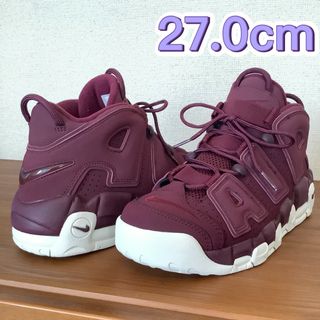 ナイキ(NIKE)のNIKE AIR MORE UPTEMPO NIGHT MAROON(スニーカー)