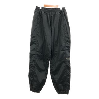 リーボック(Reebok)の90年代 Reebok リーボック ナイロンパンツ 大きいサイズ スポーツ ブラック (メンズ 2XL) 中古 古着 Q6879(その他)