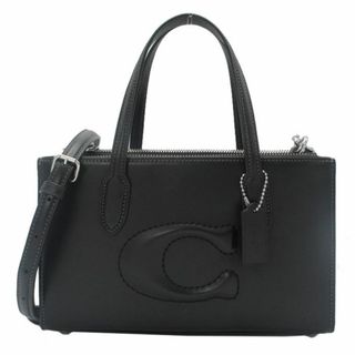 コーチ(COACH)の【新品】コーチ バッグ ハンドバッグ COACH レザー ニーナ スモールトート 2WAY 斜め掛け CR097 SV/BK(ブラック)アウトレット レディース Nina Small Tote(トートバッグ)