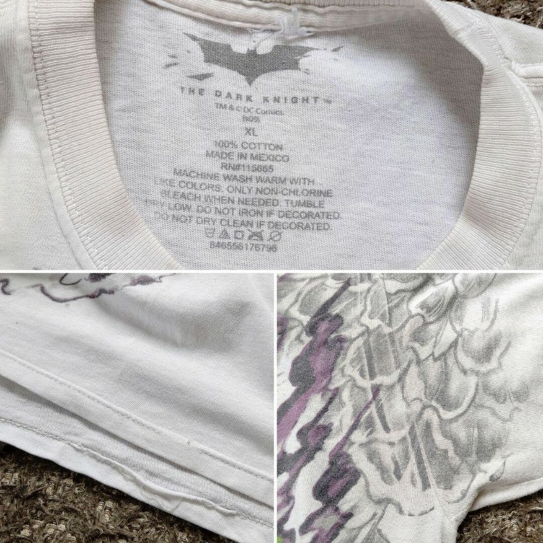 VINTAGE(ヴィンテージ)のダークナイト　Tシャツ　ジョーカー　size XL　AOP 大判　DCcomic メンズのトップス(Tシャツ/カットソー(半袖/袖なし))の商品写真
