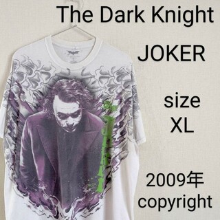 ダークナイト　Tシャツ　ジョーカー　size XL　AOP 大判　DCcomic