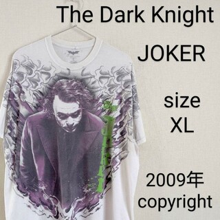 VINTAGE - ダークナイト　Tシャツ　ジョーカー　size XL　AOP 大判　DCcomic