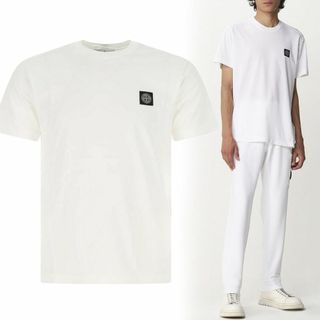 送料無料 12 STONE ISLAND ストーンアイランド 801524113 A0001 ホワイト Tシャツ カットソー 半袖 size XXL