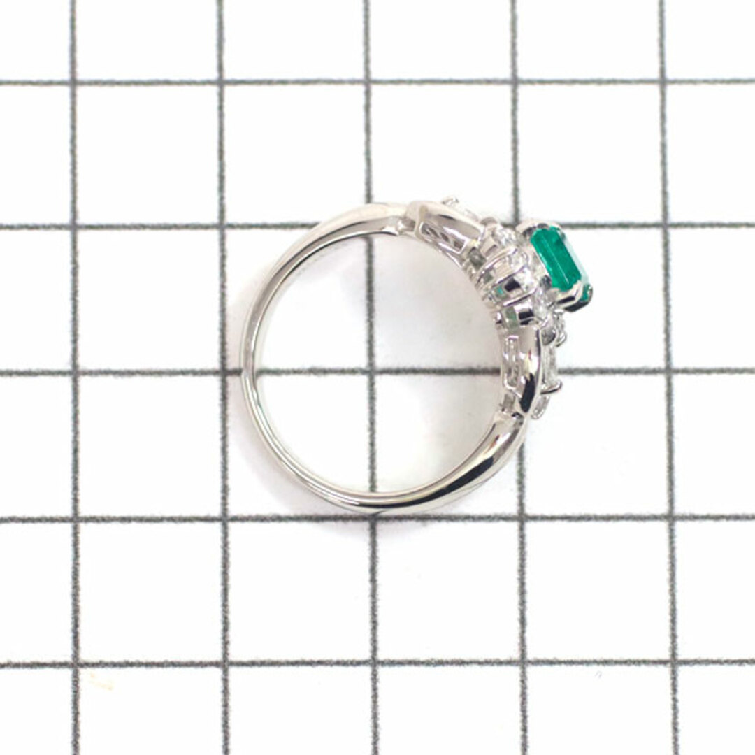 Pt900 エメラルド ダイヤモンド リング 0.83ct D0.81ct レディースのアクセサリー(リング(指輪))の商品写真