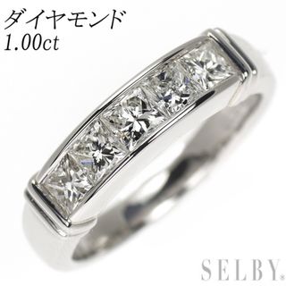 Pt900 プリンセスカット ダイヤモンド リング 1.00ct(リング(指輪))