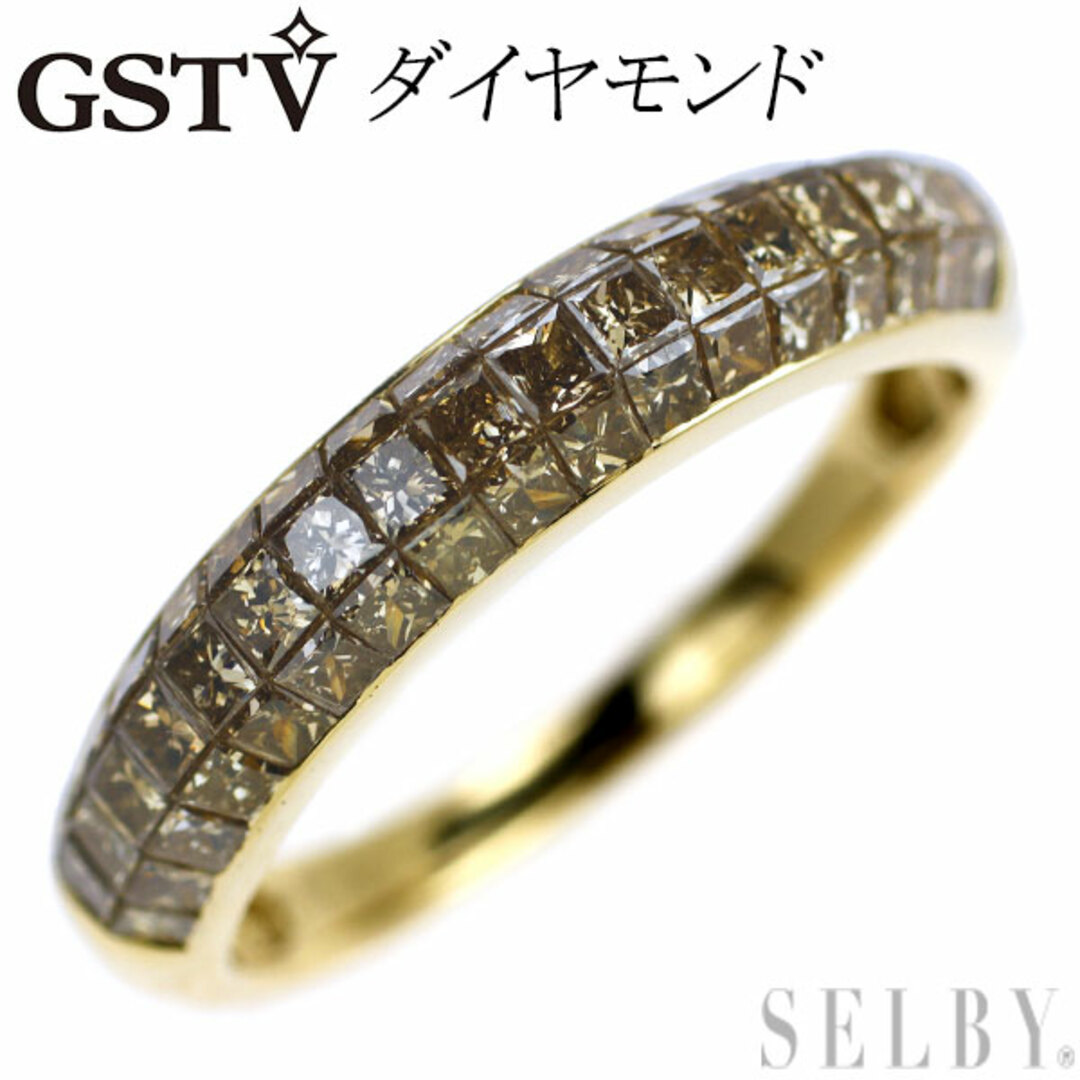 GSTV K18YG ダイヤモンド リング ミステリーセッティング レディースのアクセサリー(リング(指輪))の商品写真