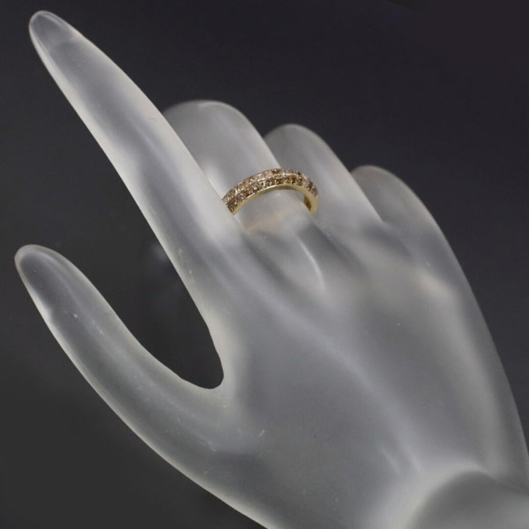 GSTV K18YG ダイヤモンド リング ミステリーセッティング レディースのアクセサリー(リング(指輪))の商品写真