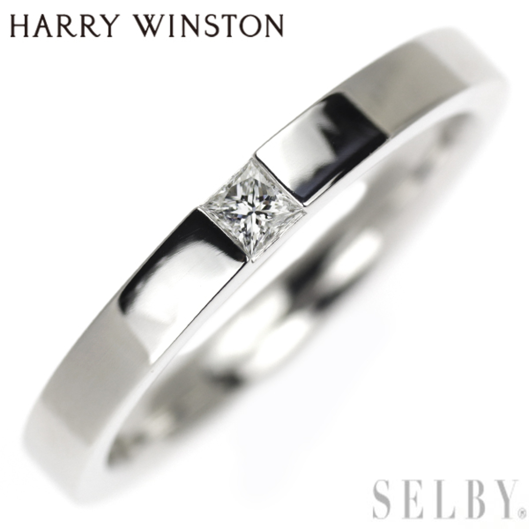 HARRY WINSTON(ハリーウィンストン)のハリーウィンストン Pt950 プリンセスカット ダイヤモンド リング  レディースのアクセサリー(リング(指輪))の商品写真