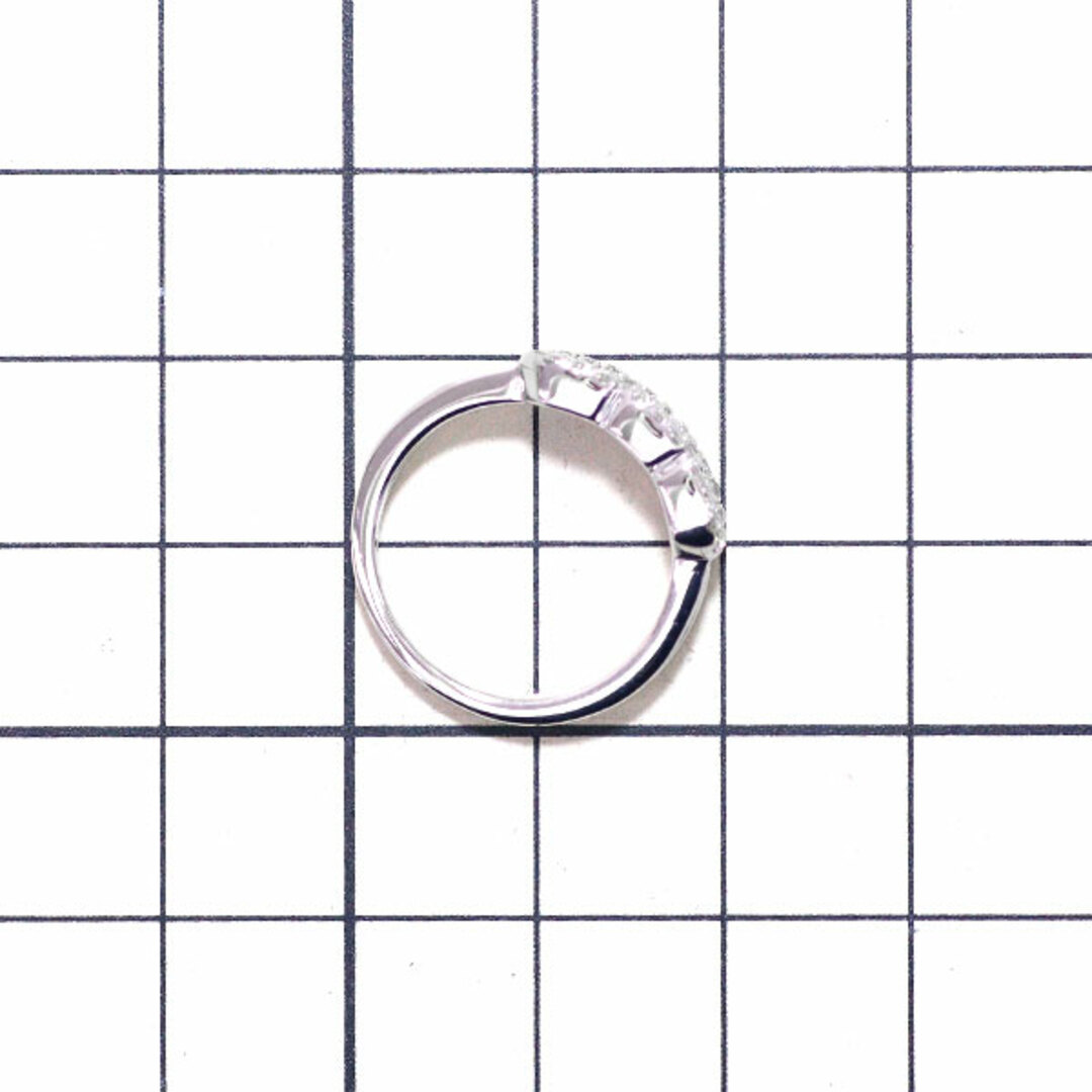 K18WG カラーレス/トリートブルー ダイヤモンド リング 0.40ct  レディースのアクセサリー(リング(指輪))の商品写真