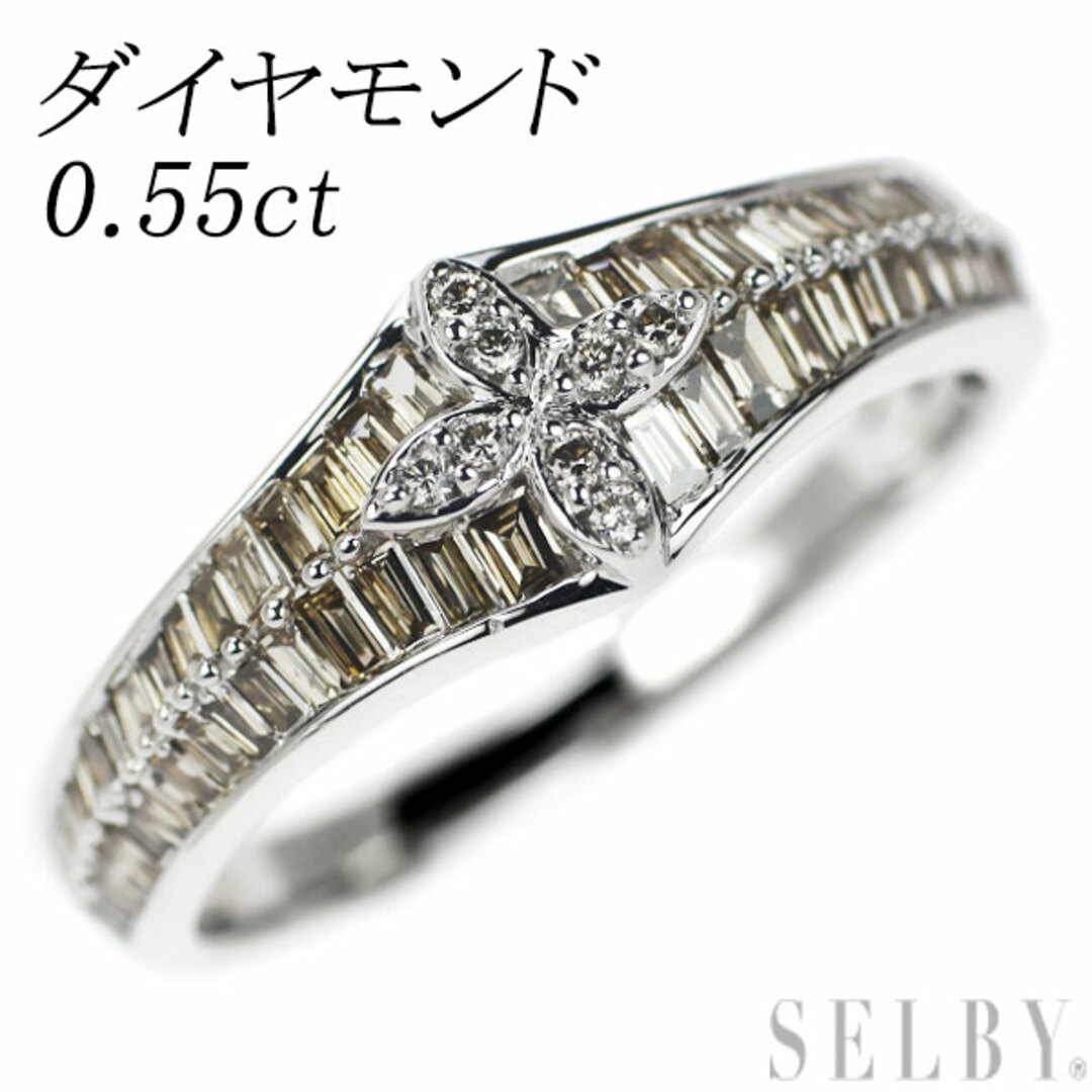 K18WG ダイヤモンド リング 0.55ct  レディースのアクセサリー(リング(指輪))の商品写真