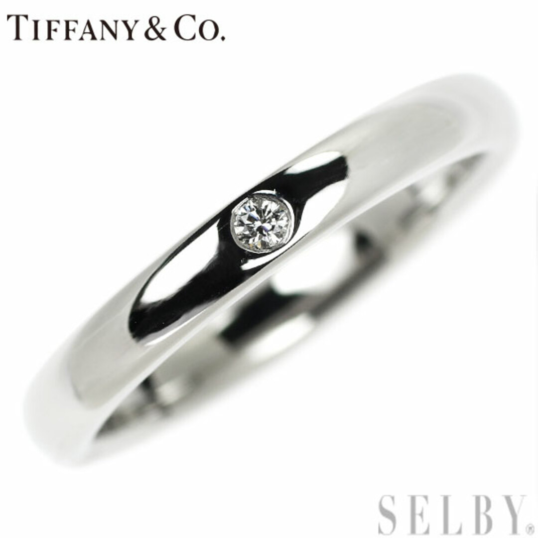 Tiffany & Co.(ティファニー)のティファニー Pt950 ダイヤモンド リング バンド レディースのアクセサリー(リング(指輪))の商品写真