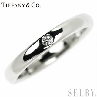 ティファニー(Tiffany & Co.)のティファニー Pt950 ダイヤモンド リング バンド(リング(指輪))