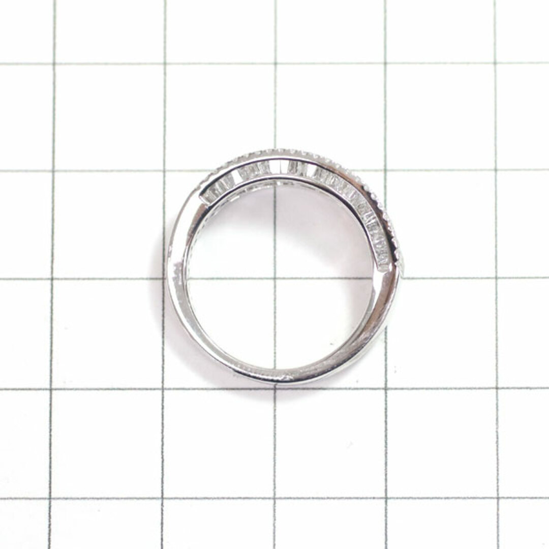 Pt950 シングル/テーパーカット ダイヤモンド リング 1.00ct レディースのアクセサリー(リング(指輪))の商品写真