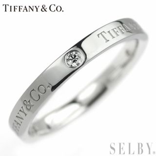 ティファニー(Tiffany & Co.)のティファニー Pt950 ダイヤモンド リング フラットバンド(リング(指輪))