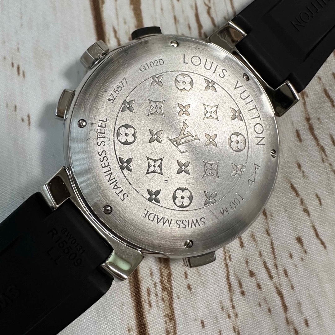 LOUIS VUITTON(ルイヴィトン)のLOUIS VUITTON ルイヴィトン　タンブールレガッタ　クロノグラフ メンズの時計(腕時計(アナログ))の商品写真