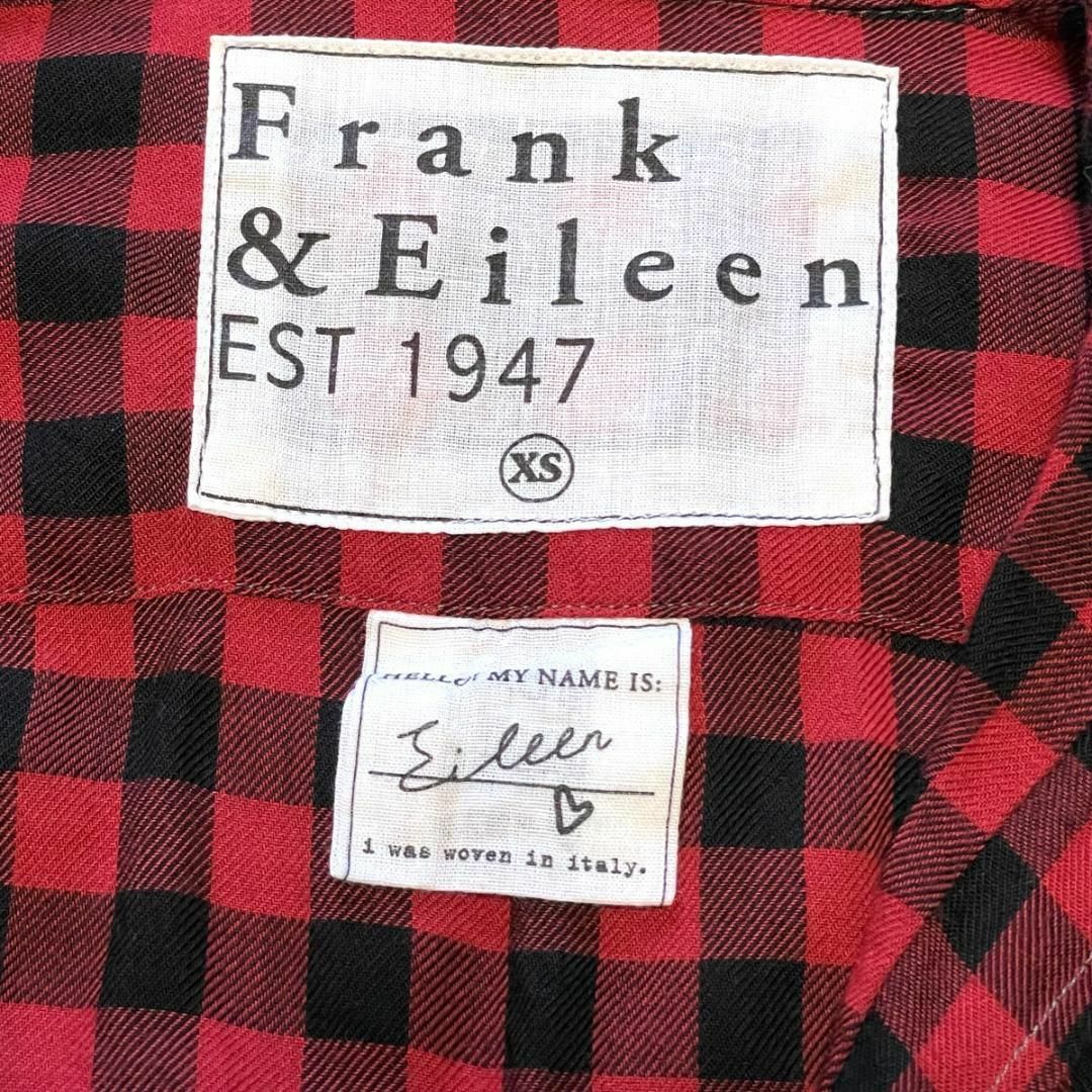 Frank&Eileen(フランクアンドアイリーン)のフランク&アイリーン EILEEN イタリアンモダールチェックシャツ スキッパー レディースのトップス(シャツ/ブラウス(長袖/七分))の商品写真