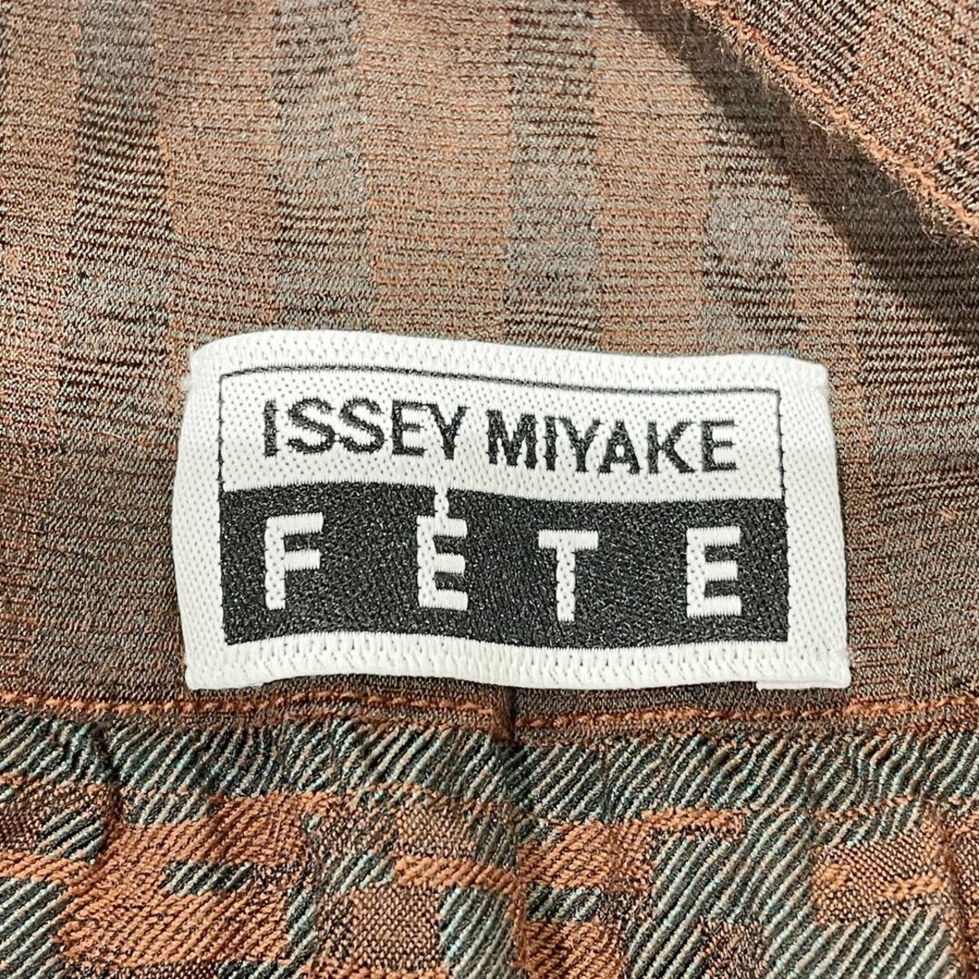 ISSEY MIYAKE(イッセイミヤケ)のISSEY MIYAKE ロングスカート FETE フェット 総柄 フレア サイドポケット サイズ2 IM84FG506 ポリエステル コットン ポリウレタン レディースのスカート(ロングスカート)の商品写真