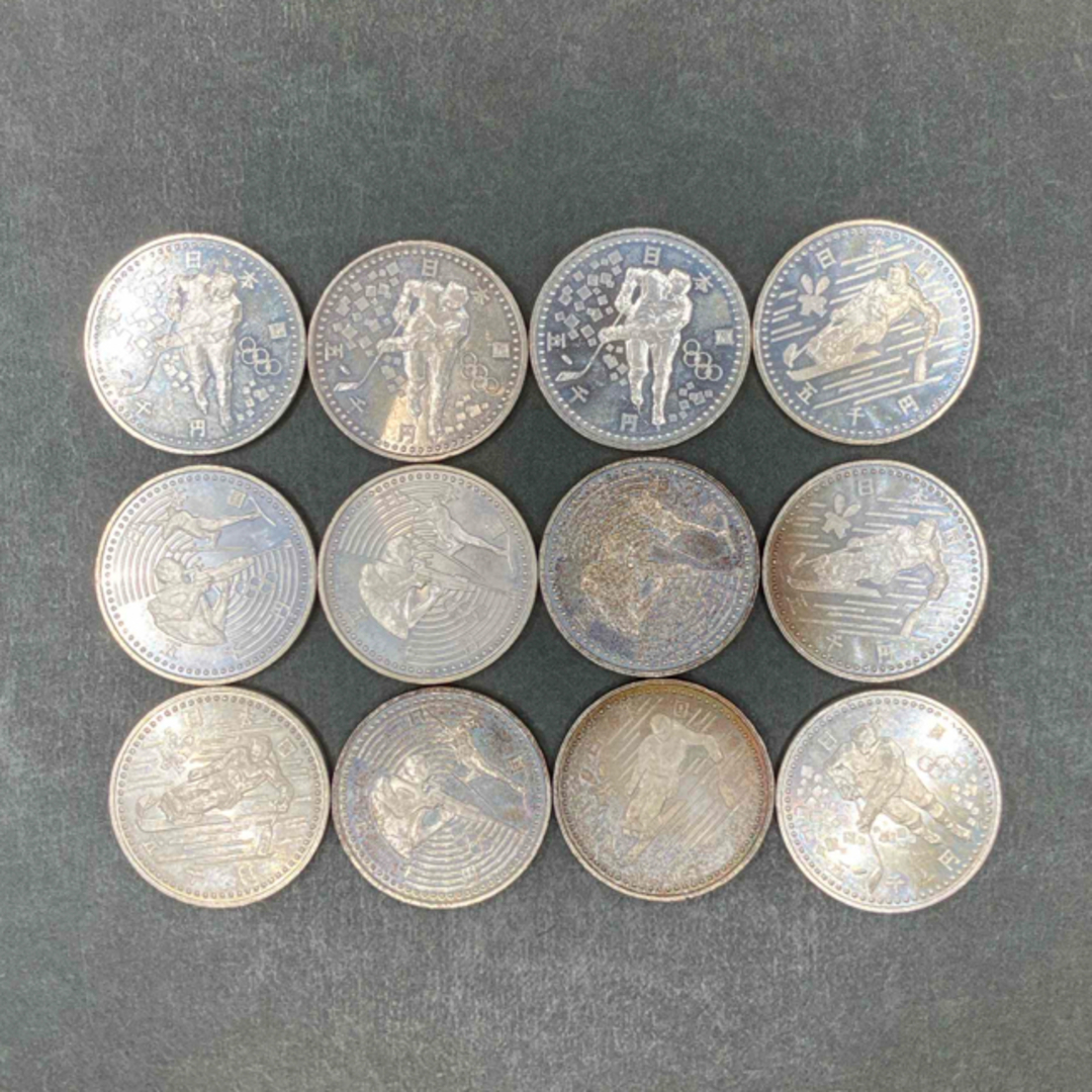 長野オリンピック5000円銀貨 12枚セット エンタメ/ホビーの美術品/アンティーク(貨幣)の商品写真