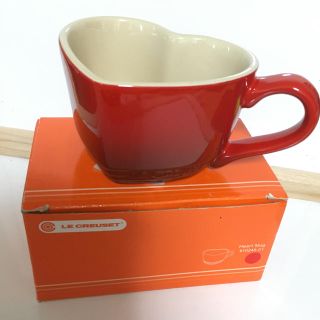 ルクルーゼ(LE CREUSET)のLE CREUSET（ル・クルーゼ）ハート型マグカップ(グラス/カップ)