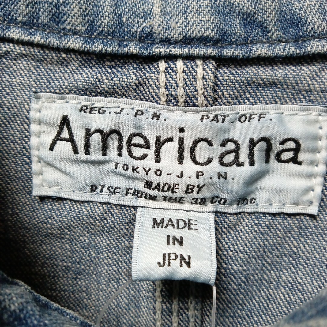 AMERICANA(アメリカーナ)のアメリカーナ　INDIGO　USED　定価￥25.000 レディースのジャケット/アウター(Gジャン/デニムジャケット)の商品写真