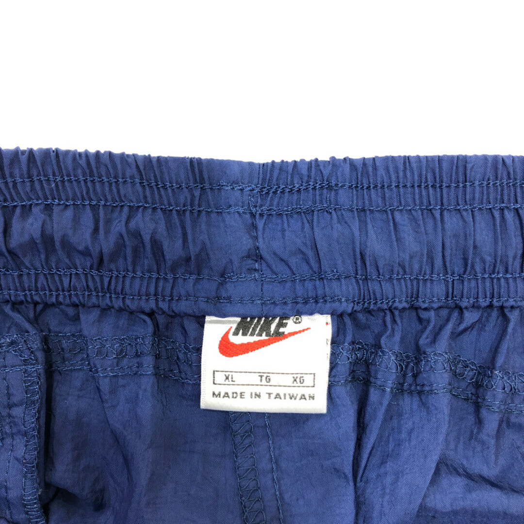 NIKE(ナイキ)の90年代 NIKE ナイキ ナイロンパンツ スポーツ ネイビー (メンズ XL) 中古 古着 Q6889 メンズのパンツ(その他)の商品写真