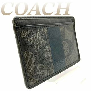 COACH - コーチ カードケース カードホルダー レザー ブラック 60514