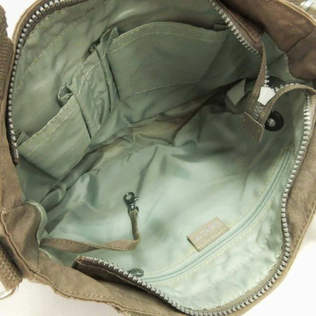 kipling(キプリング)のキプリング ショルダー ハンドバッグ 2way チャーム付き ベージュ系 レディースのバッグ(ハンドバッグ)の商品写真
