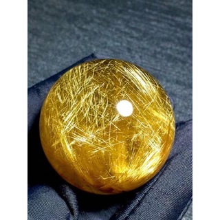 ⭐︎【天然】ゴールドルチルクオーツ  置物 40.3mm(その他)