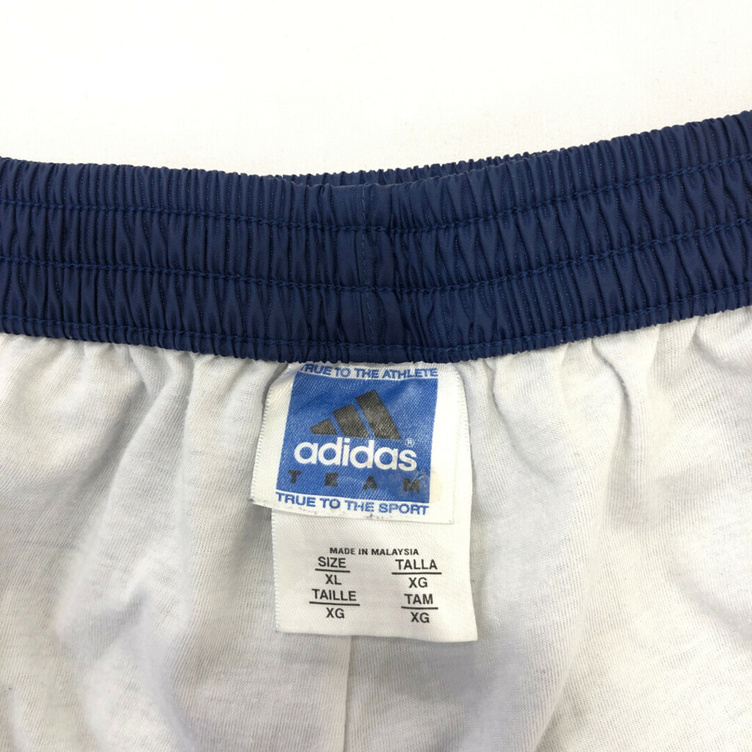 adidas(アディダス)の90年代 adidas アディダス ナイロンパンツ スポーツ ネイビー (メンズ XL) 中古 古着 Q6892 メンズのパンツ(その他)の商品写真