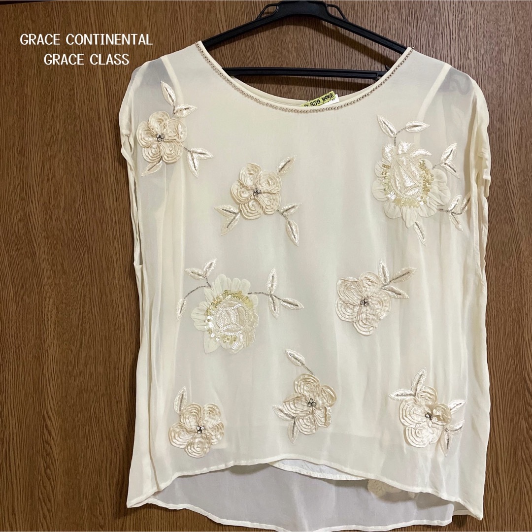 GRACE CONTINENTAL(グレースコンチネンタル)の【美品】グレースコンチネンタル♡半袖トップス レディースのトップス(シャツ/ブラウス(半袖/袖なし))の商品写真