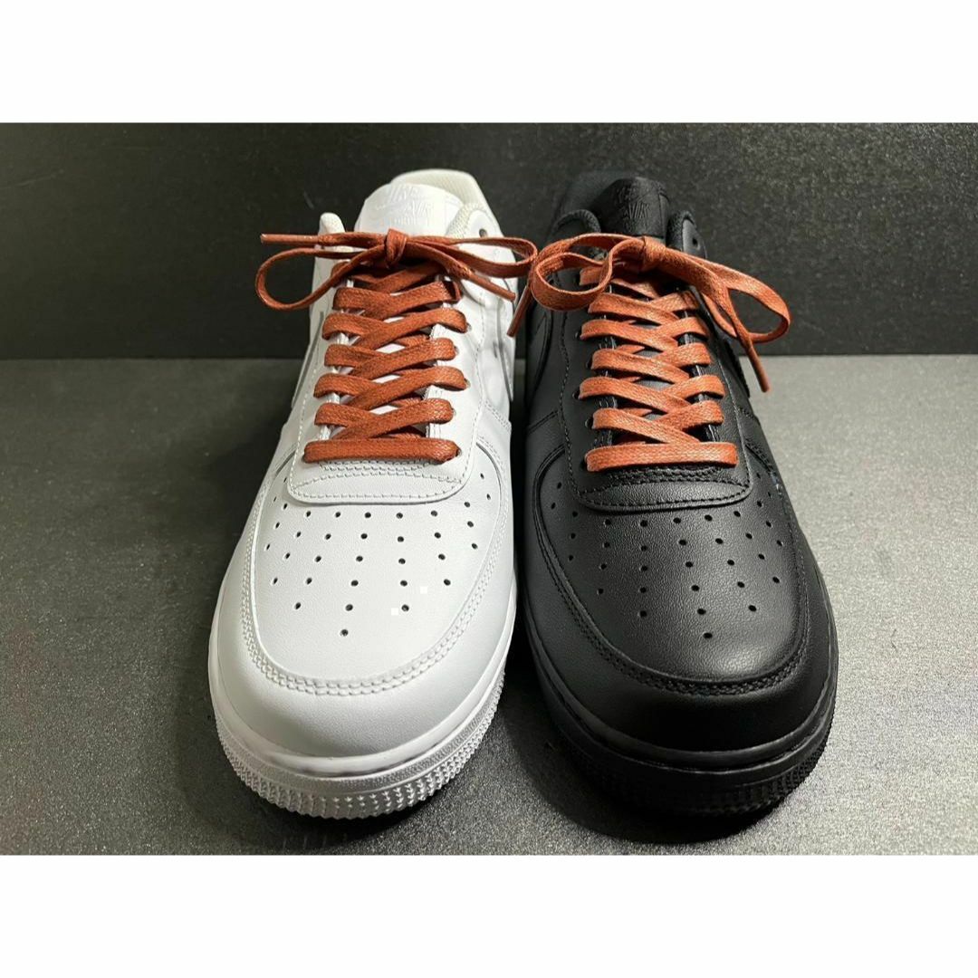 新品120cm ワックスシューレース 靴紐 平紐 黒色 ブラウン BROWN ⓵ メンズの靴/シューズ(スニーカー)の商品写真