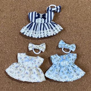 シルバニアファミリー 女の子 ハンドメイドお洋服 3着セット