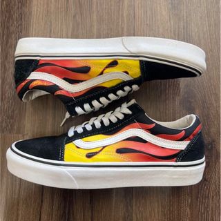 vans バンズ　オールドスクール　ファイヤーパターン　old skool(スニーカー)