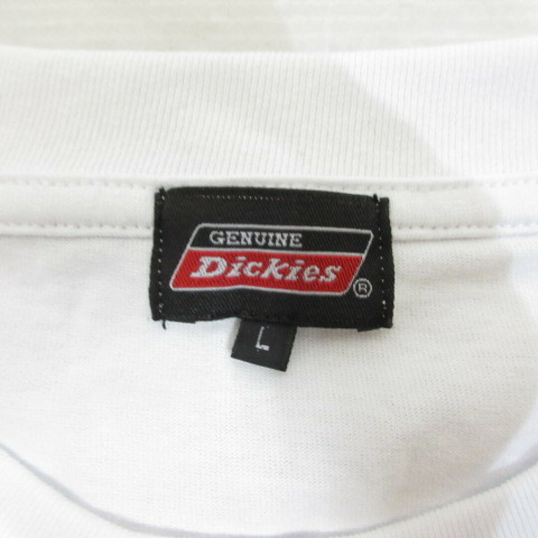 Dickies(ディッキーズ)のディッキーズ Dickies GENUINE 半袖 Tシャツ L 白 ホワイト メンズのトップス(Tシャツ/カットソー(半袖/袖なし))の商品写真