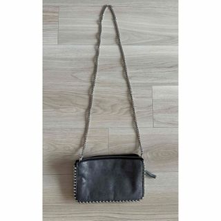 ZARA - ZARA ショルダーバッグ　財布　シルバー