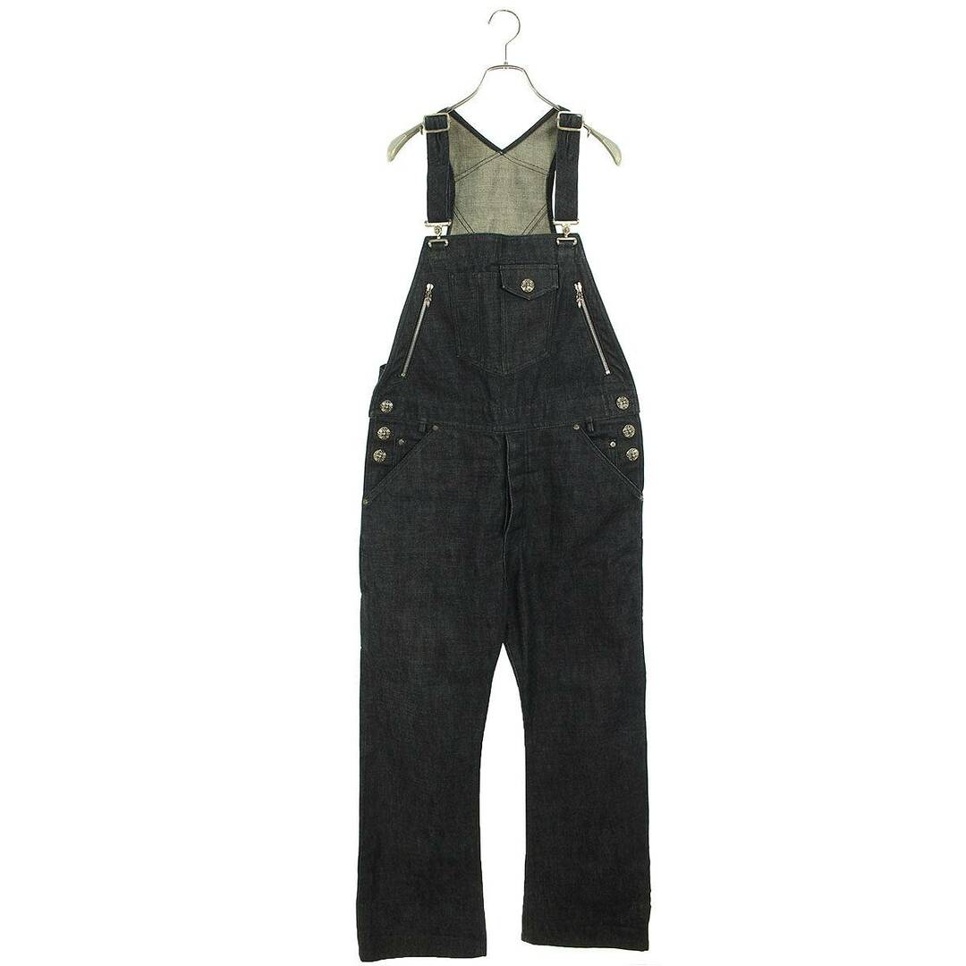 Chrome Hearts(クロムハーツ)のクロムハーツ  OVERALL ダガージップクロスボールボタンオーバーオール メンズ L メンズのパンツ(サロペット/オーバーオール)の商品写真