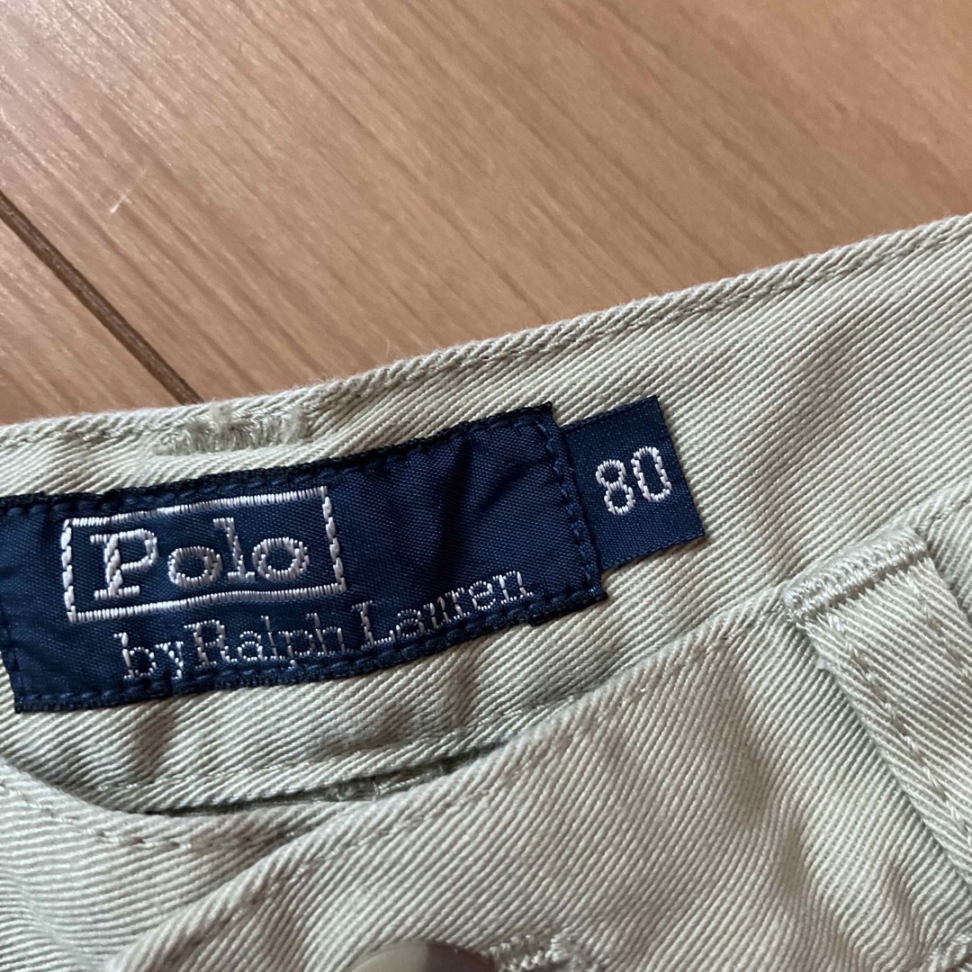 Ralph Lauren(ラルフローレン)の新品ラルフローレン　ショートパンツ（80）きなり  キッズ/ベビー/マタニティのベビー服(~85cm)(パンツ)の商品写真