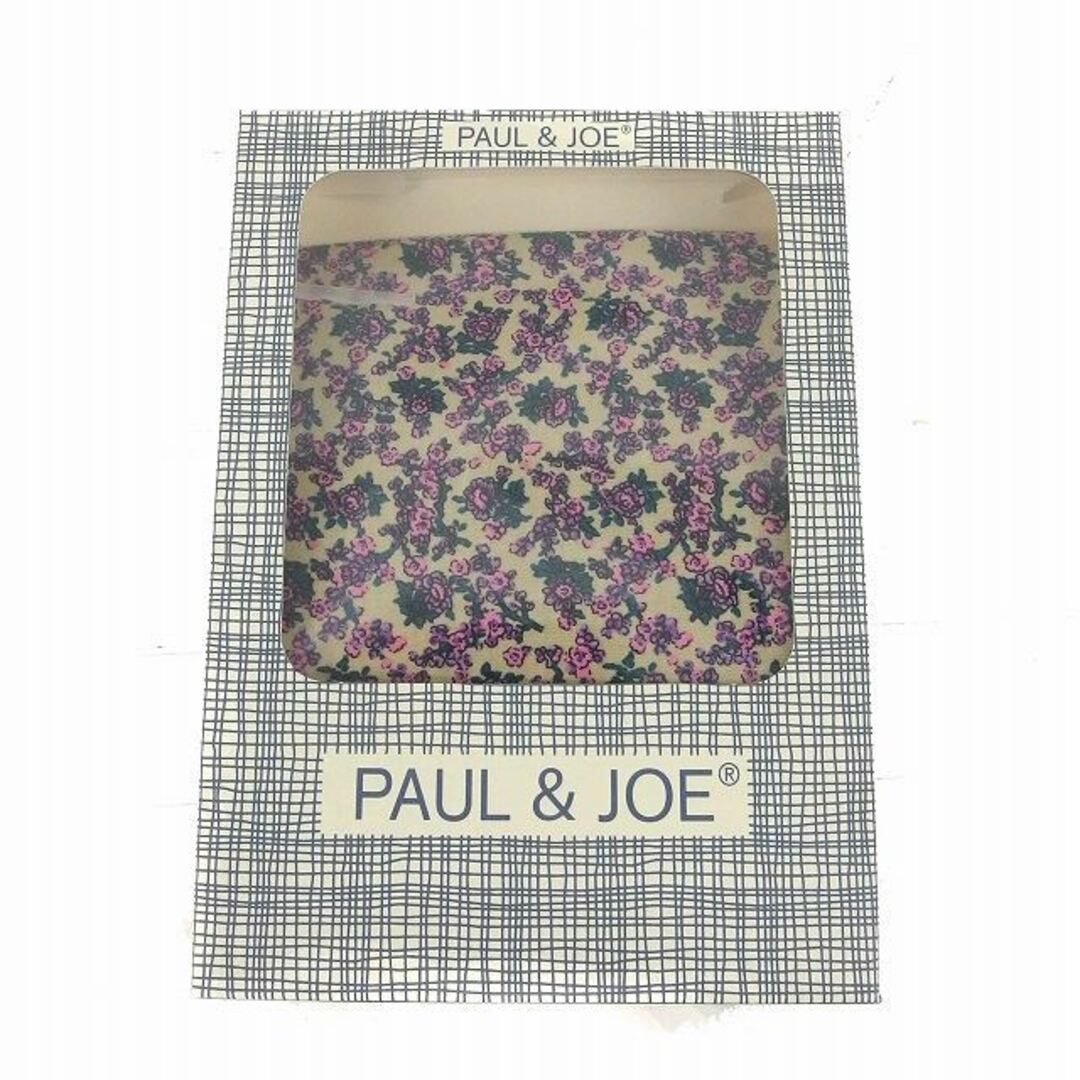 PAUL & JOE(ポールアンドジョー)のポール＆ジョー 箱付き 腹巻 ハラマキ 花柄 薄手 綿 L 薄茶 紫 ベージュ レディースの下着/アンダーウェア(その他)の商品写真