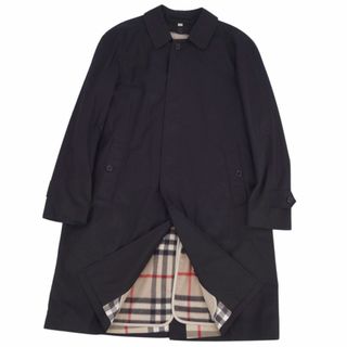 バーバリー(BURBERRY)の美品 バーバリー ロンドン BURBERRY LONDON ライナー付 ステンカラーコート バルマカーン アウター メンズ 54 ブラック(ステンカラーコート)