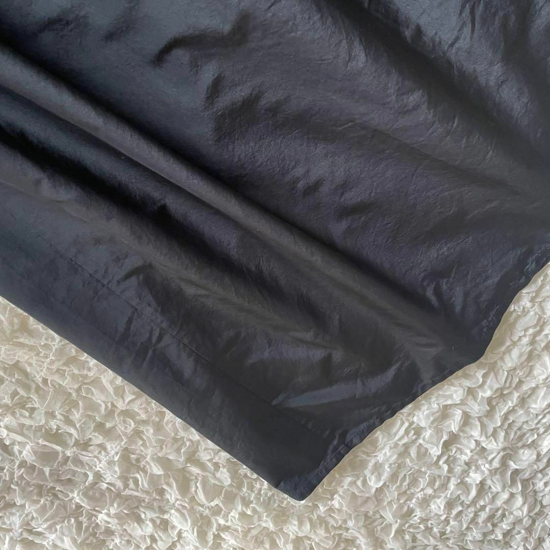Yohji Yamamoto(ヨウジヤマモト)のヨウジヤマモトプリュスノアール　ブラックドレス　オフショルカラーワンピ　サイズ2 レディースのワンピース(ロングワンピース/マキシワンピース)の商品写真