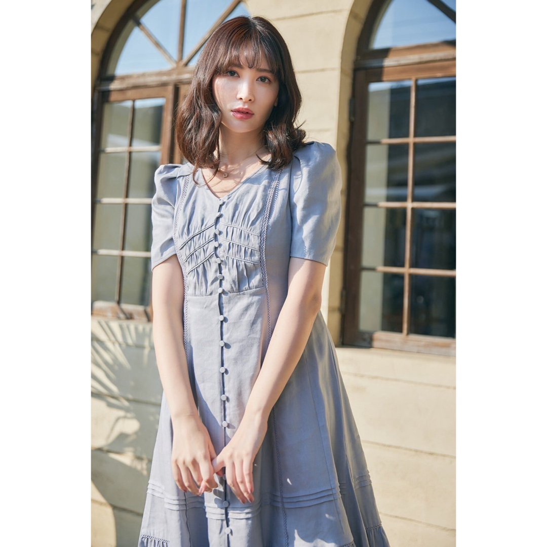 Her lip to(ハーリップトゥ)の新品ハーリップトゥTime After Time Scalloped Dress レディースのワンピース(ロングワンピース/マキシワンピース)の商品写真